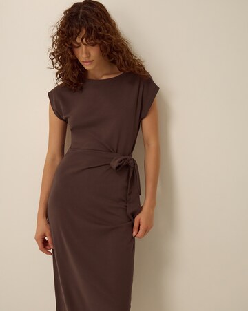 Monsoon Tiff Tie Side Jersey Midi Dress