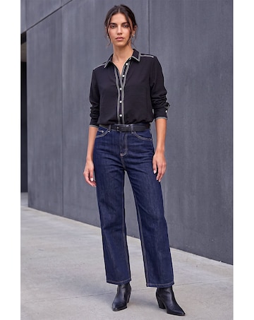 Roman Contrast Stitch Shirt