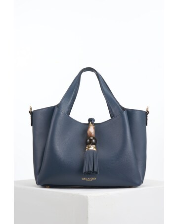 Luella Grey Etta Denim Blue Small Tote