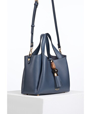 Luella Grey Etta Denim Blue Small Tote