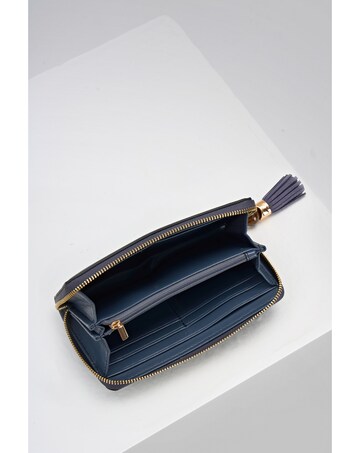 Luella Grey Capriana Denim Blue Large Purse