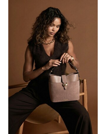 Luella Grey Indra Fawn Bucket Crossbody