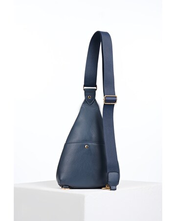 Luella Grey Darla Denim Blue Sling Crossbody