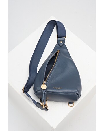Luella Grey Darla Denim Blue Sling Crossbody