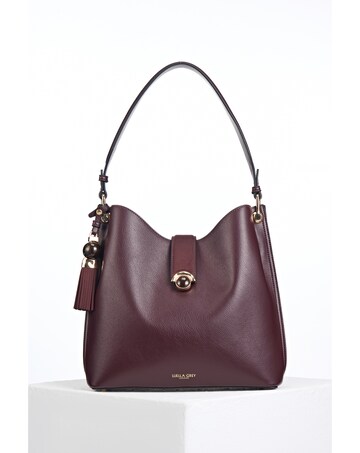 Luella Grey Andrea Black Cherry Hobo