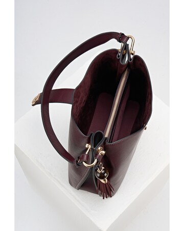 Luella Grey Andrea Black Cherry Hobo