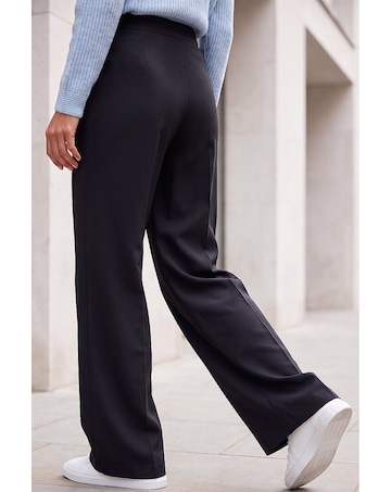 Roman Wide Leg Ponte Stretch Trouser