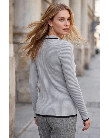 Roman Tipping Rib Henley