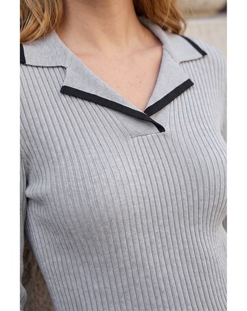 Roman Tipping Rib Henley