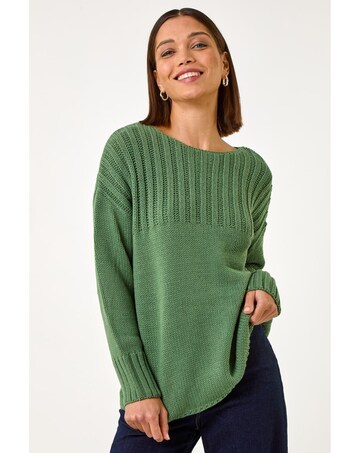 Roman Yoke Stitch Detail Jumper
