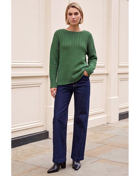 Roman Yoke Stitch Detail Jumper