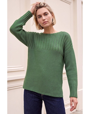 Roman Yoke Stitch Detail Jumper