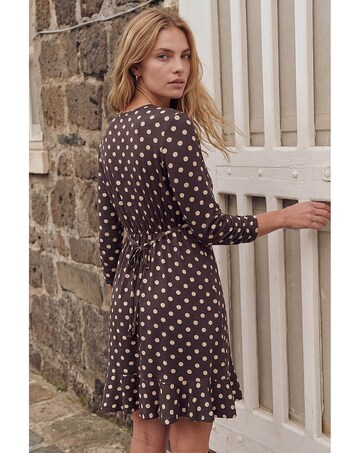 Roman Polka Dot Frill Dress