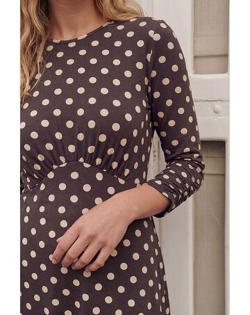 Roman Polka Dot Frill Dress