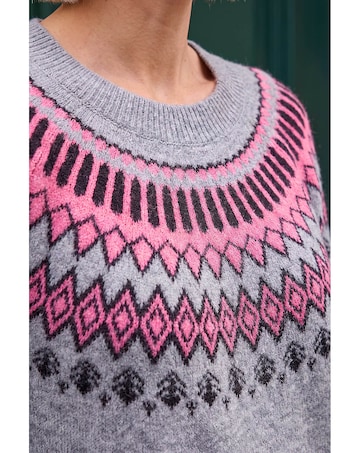 Roman Fairisle Knitted Jumper Dress