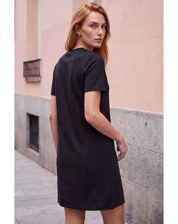 Roman Embellished Shift Stretch Dress