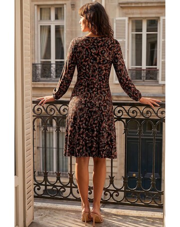 Roman Speckled Print Dress