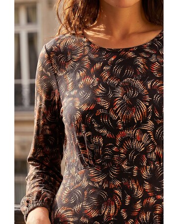 Roman Speckled Print Dress