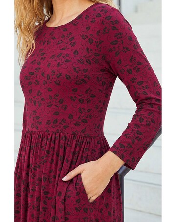 Roman Printed Pocket Dress