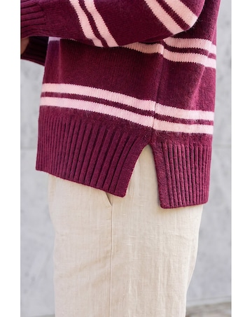 Roman Stripe Crew Neck Jumper
