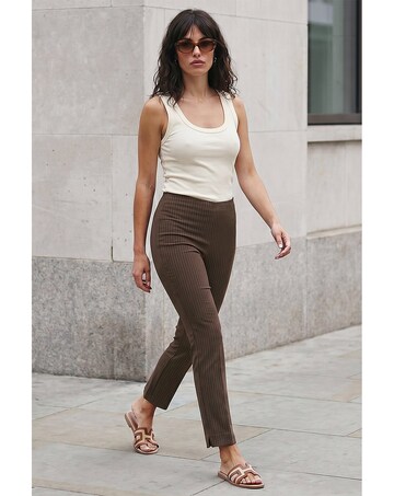 Roman Stripe Bengaline Trouser