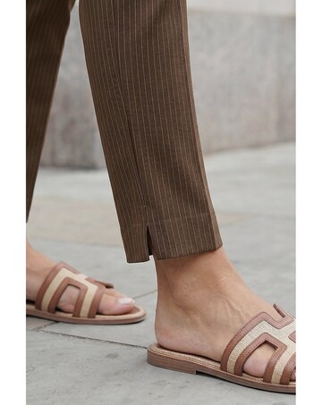 Roman Stripe Bengaline Trouser