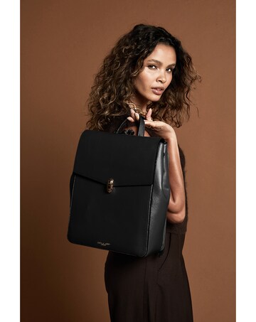 Luella Grey Casey Black Laptop Backpack