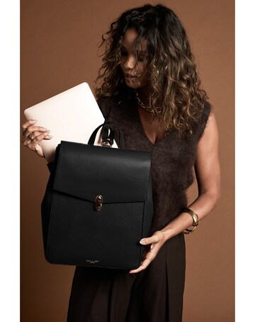 Luella Grey Casey Black Laptop Backpack
