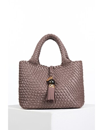 Luella Grey Suky Fawn Woven Crossbody