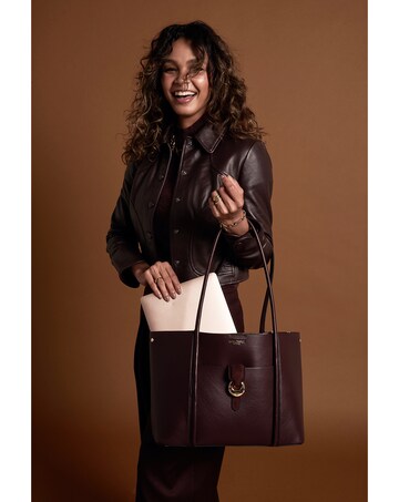 Luella Grey Lilibet Black Cherry Laptop Tote