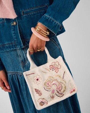Accessorize Embroidered Handheld Bag