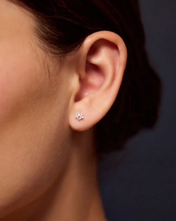Accessorize Flower Flatback Stud