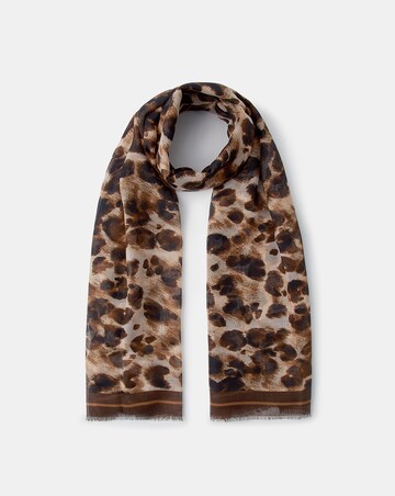 Accessorize Leopard Print Scarf