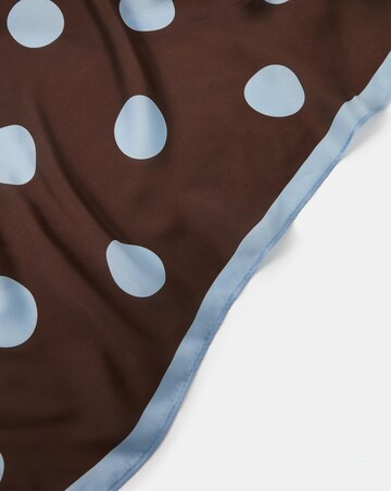 Accessorize Polka Dot Square Satin Scarf