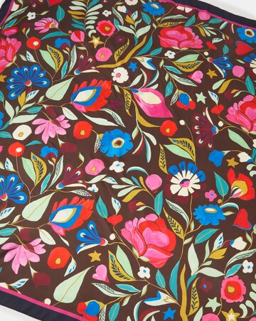 Accessorize Floral Print Square Scarf
