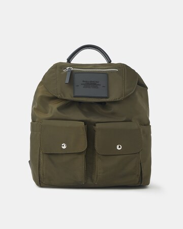 Accessorize Nylon Multi-Pocket Backpack