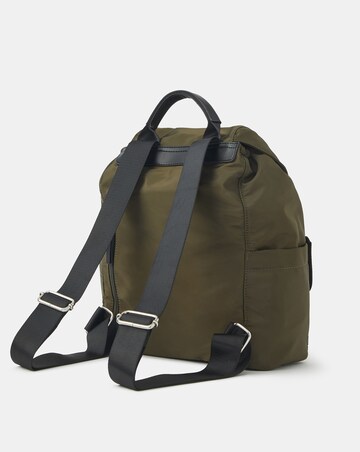 Accessorize Nylon Multi-Pocket Backpack