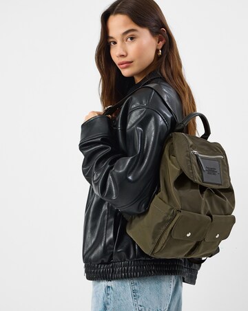 Accessorize Nylon Multi-Pocket Backpack