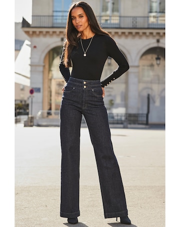 Sosander Contour Waist Wide Leg Jean