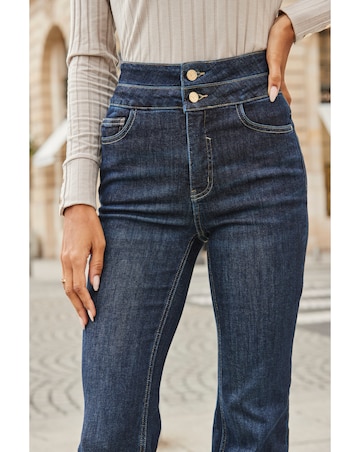 Sosander Contour Waist Kick Flare Jean