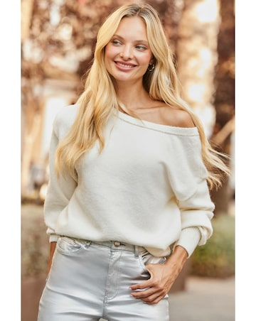 Sosandar Embellished Bow Back Jumper