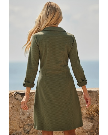 Sosander Textured Zip Through Dress