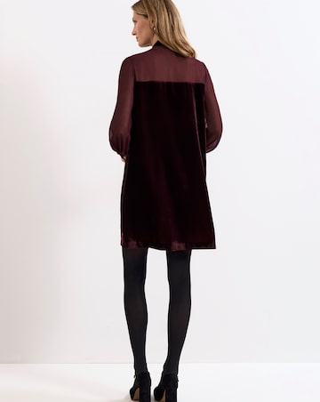 Phase Eight Vinnie Velvet Pussy Bow Dress