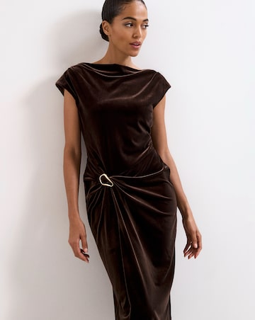 Phase Eight Verra Velvet Midi Dress