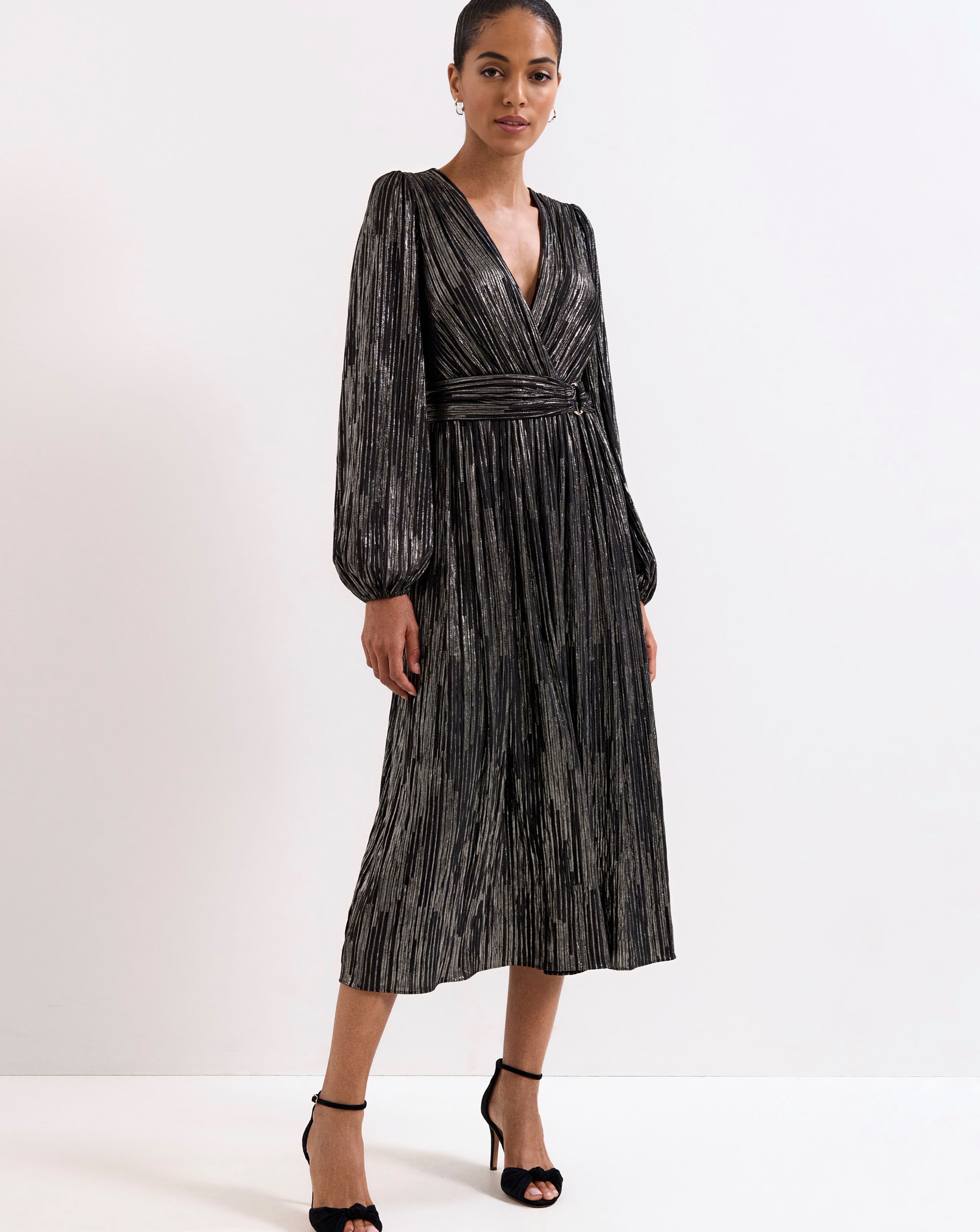 Phase Eight Emre Stripe Midi Dress