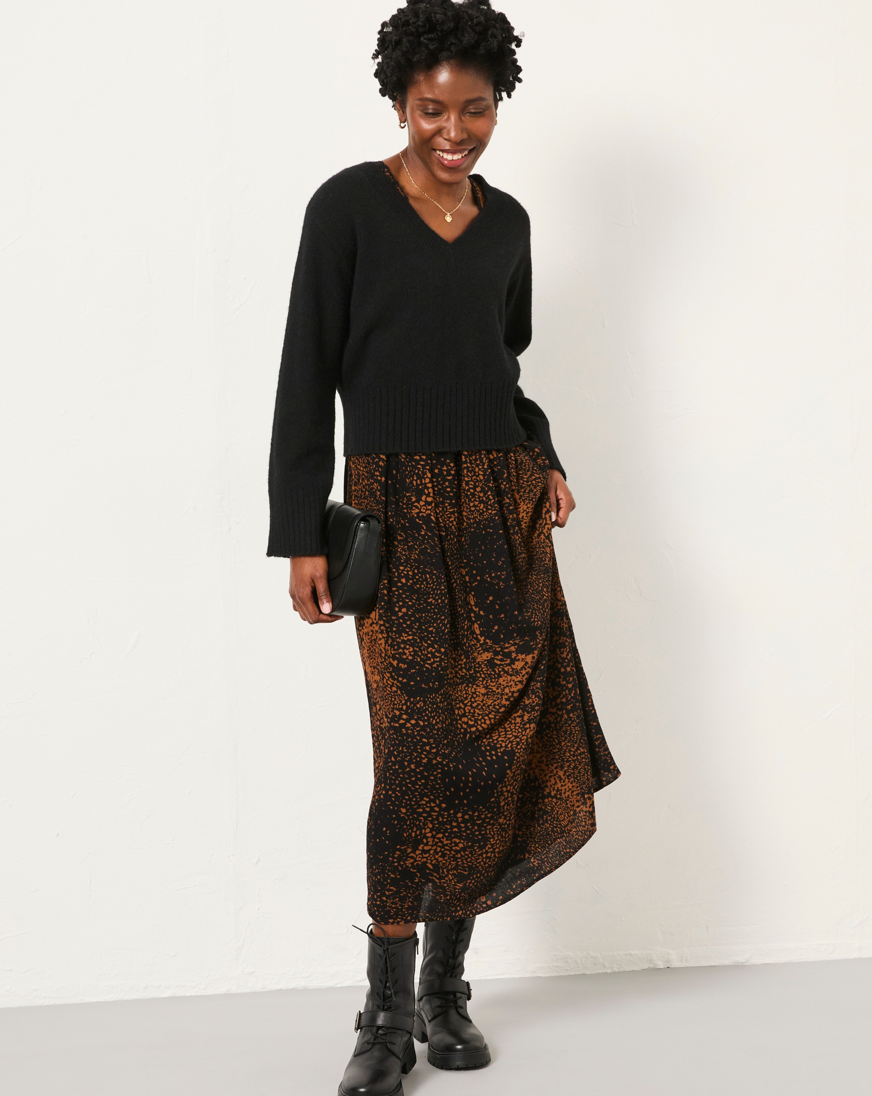 Fatface Aileen Animal 2 In 1 Dress