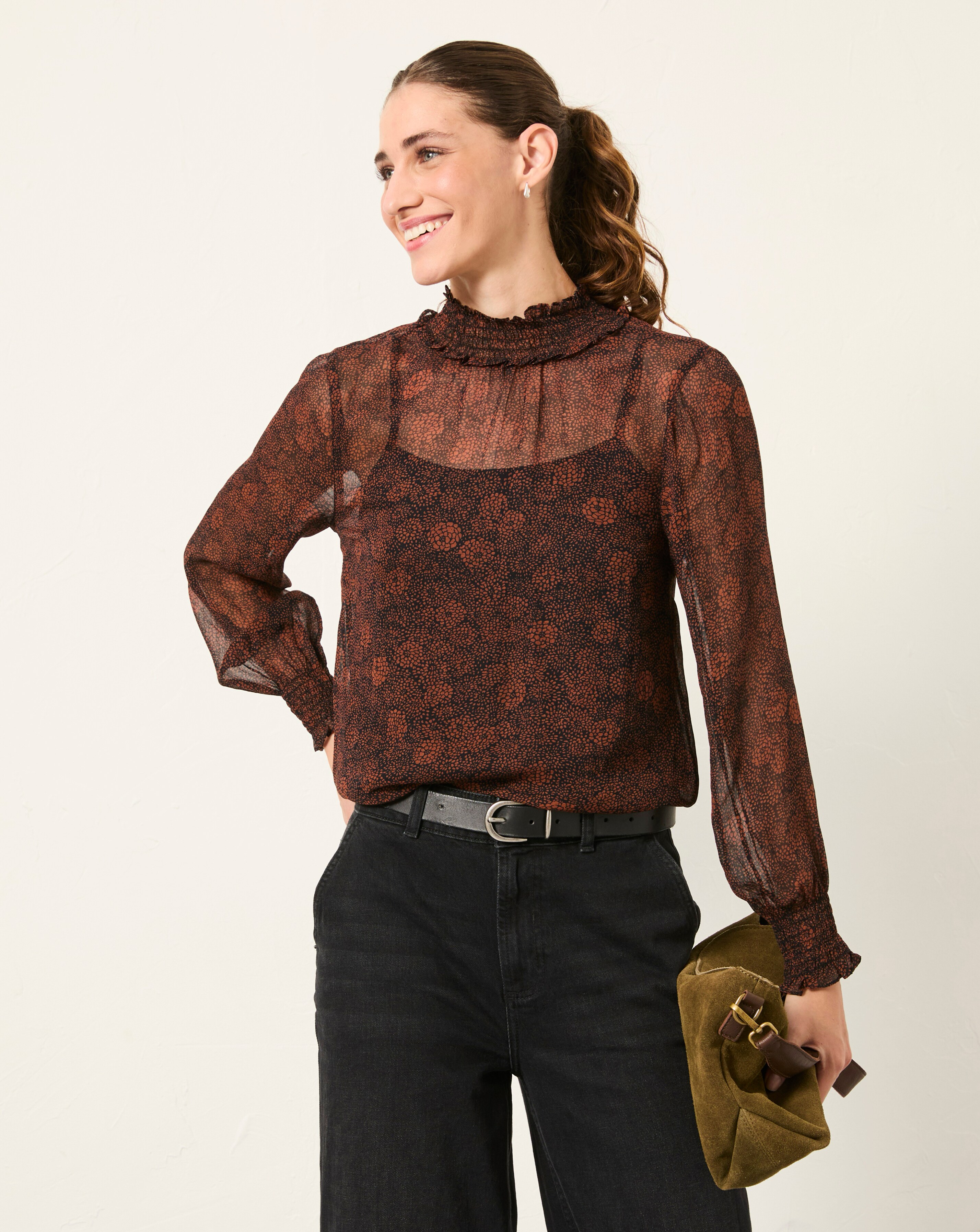 Fatface Jaclyn Floral Blouse