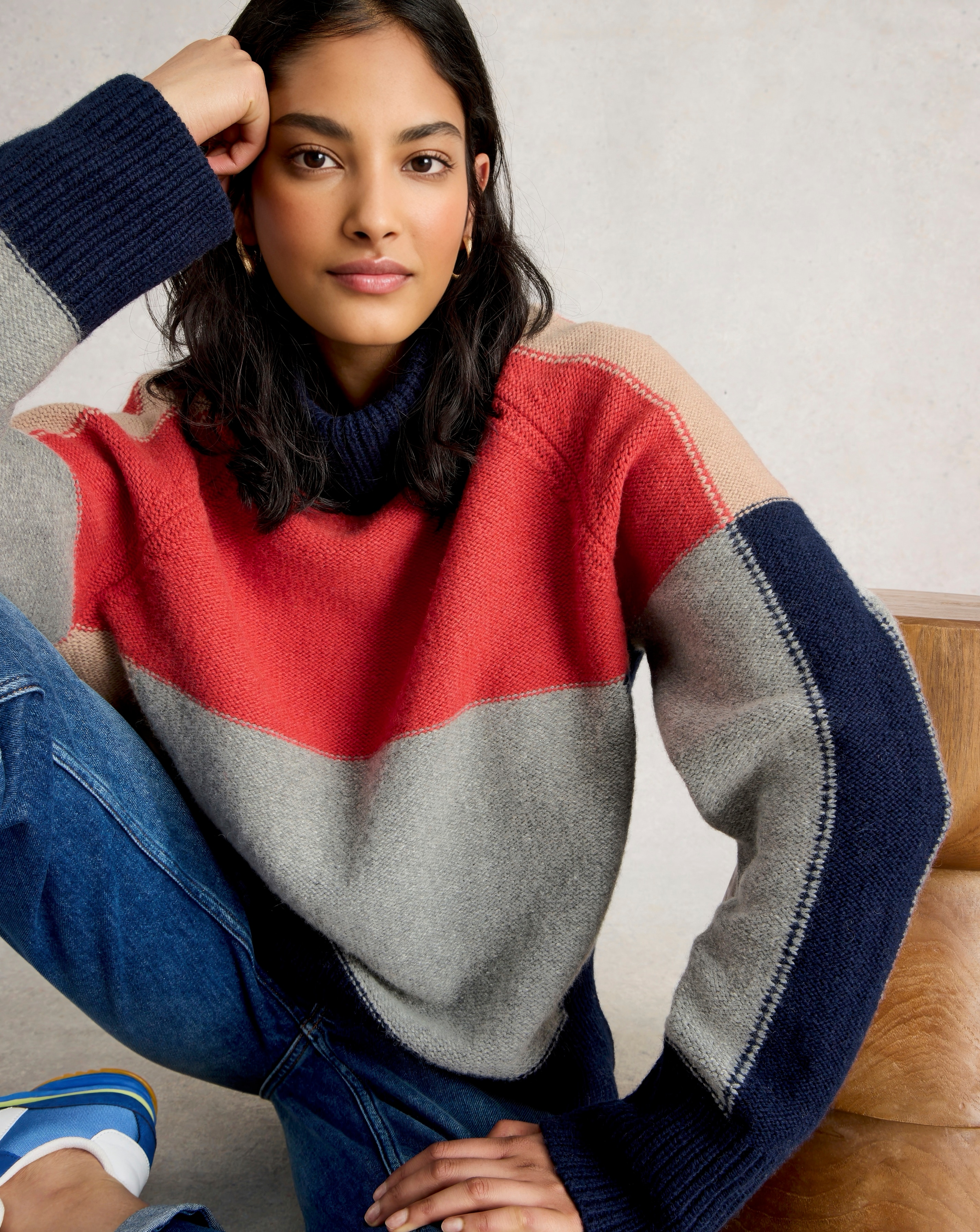 White Stuff Mary Colourblock Jumper