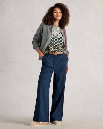 White Stuff Bobby Boucle Zip Cardi