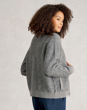 White Stuff Bobby Boucle Zip Cardi